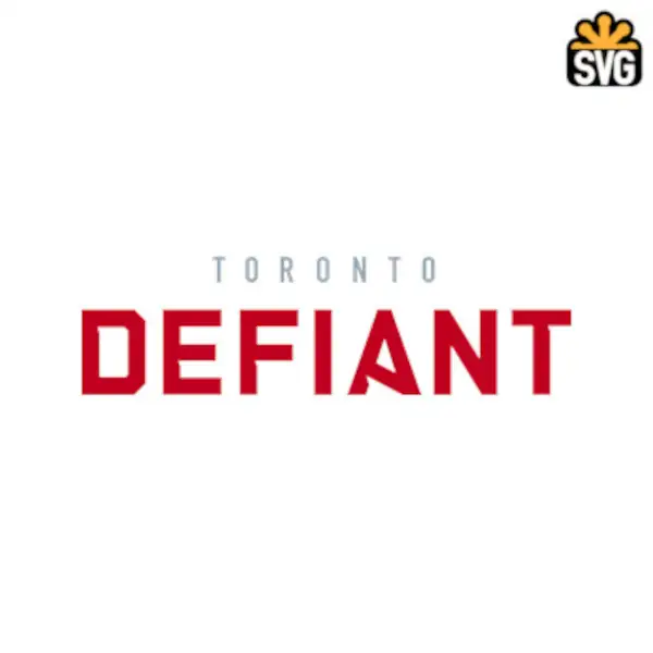 Toronto Defiant Logo SVG Digital Download, Toronto Defiant Logo SVG Vector Download File