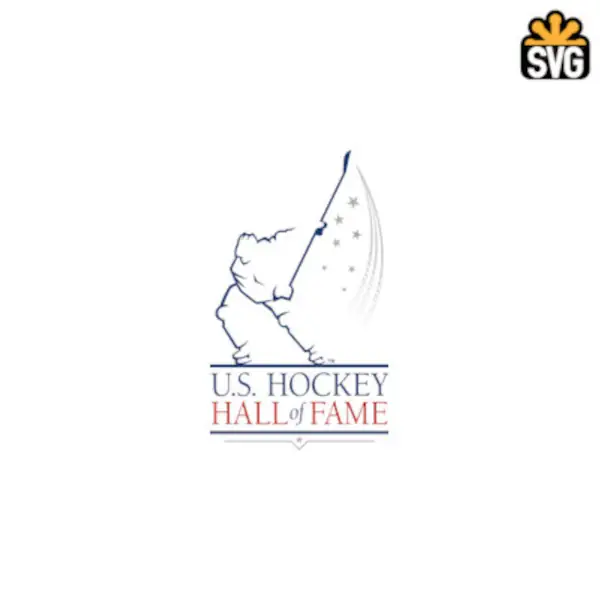 United States Hockey Hall of Fame Logo SVG Digital Download, United States Hockey Hall of Fame Logo SVG Vector Download File