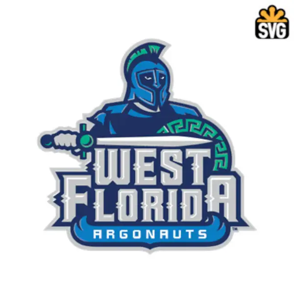 University of West Florida Argonauts Logo SVG Digital Download, University of West Florida Argonauts Logo SVG Vector Download File