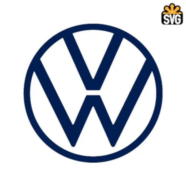Volkswagen 2019 Logo SVG Digital Download, Volkswagen 2019 Logo SVG Vector Download File