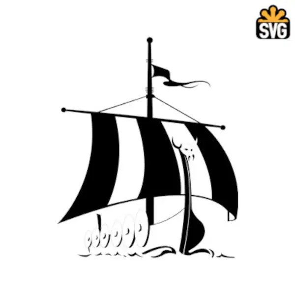 WWU Vikings Logo SVG Digital Download, WWU Vikings v3 Logo SVG Vector Download File