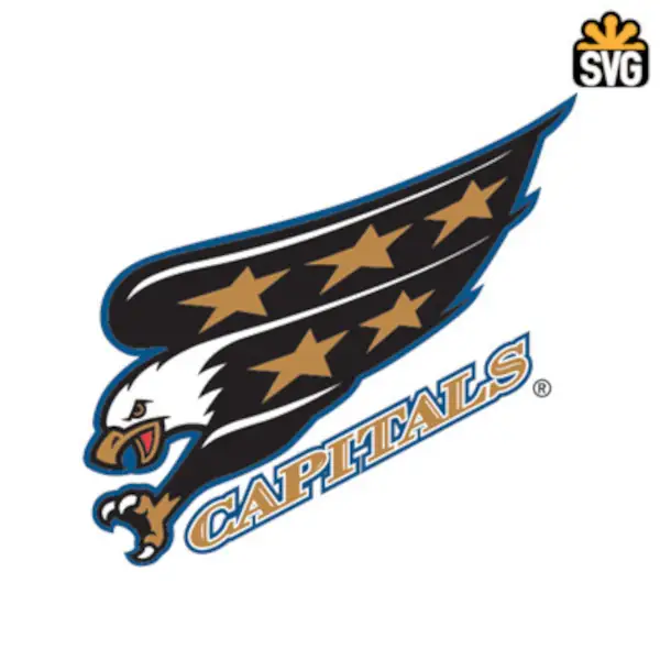 Washington Capitals Logo SVG Digital Download, Washington Capitals v4 Logo SVG Vector Download File