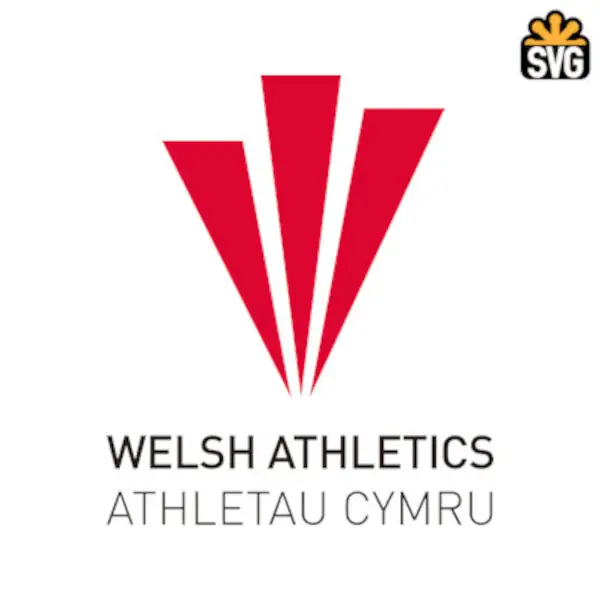 Welsh Athletics Athletau Logo SVG Digital Download, Welsh Athletics Athletau Logo SVG Vector Download File