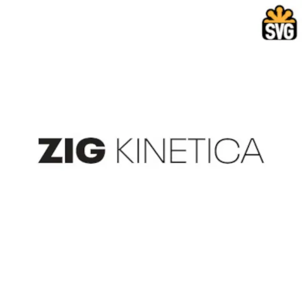 Zig Kinetica Logo SVG Digital Download, Zig Kinetica Logo SVG Vector Download File