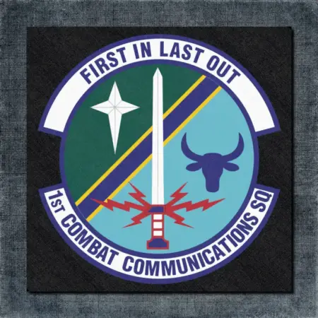1st Combat Communications Squadron Back Patch
