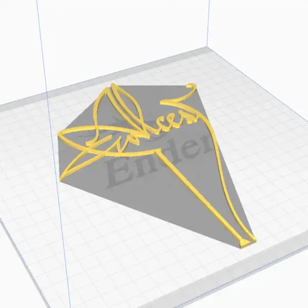 Alcest Cake Topper 3D STL File for Download - Image 3