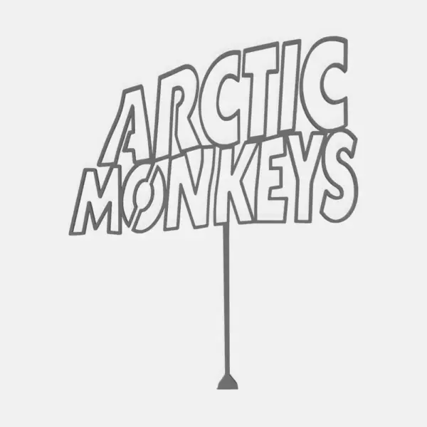 Arctic Monkeys Cake Topper 3D STL File for Download - Image 2