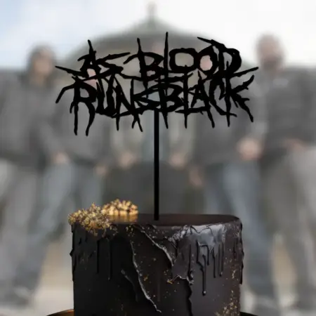 As Blood Runs Black Cake Topper, Customizable Handmade 3d Printed Cake Topper