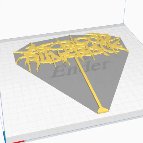 As Blood Runs Black Cake Topper 3D STL File for Download - Image 3