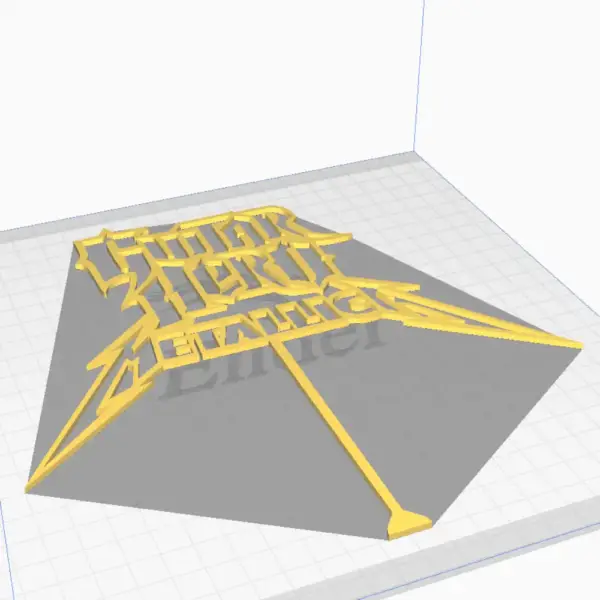 Guitar Hero Cake Topper 3D STL File for Download - Image 3