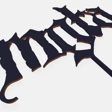 Mgla Cake Topper 3D STL File for Download
