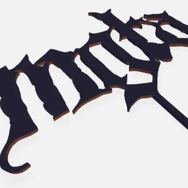 Mgla Cake Topper 3D STL File for Download