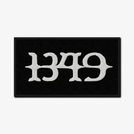 1349 Logo Embroidery Patch Design File Instant Download