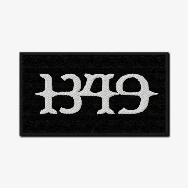 1349 Logo Embroidery Patch Design File Instant Download