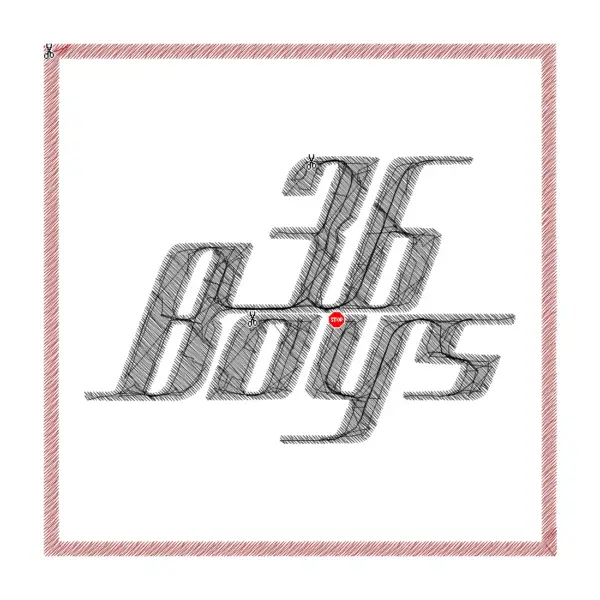 36 Boys Logo Embroidery Patch Design File Instant Download - Image 2