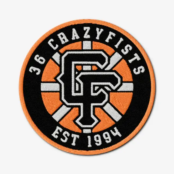 36 Crazyfists Logo Embroidery Patch Design File Instant Download