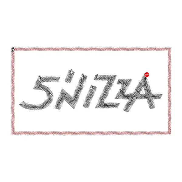 5'Nizza Band Logo Embroidery Patch Design File Instant Download - Image 2