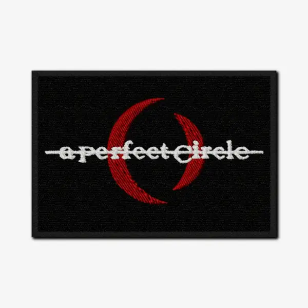 A Perfect Circle Logo Embroidery Patch Design File Instant Download