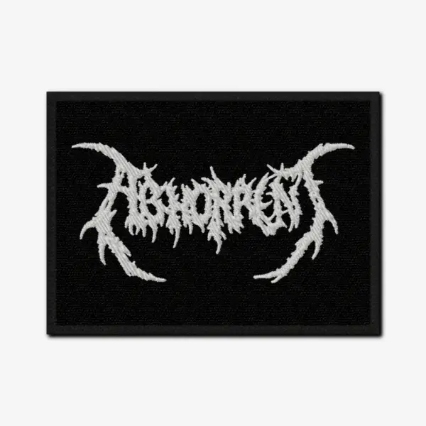 Abhorrent Logo Embroidery Patch Design File Instant Download
