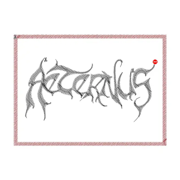 Aeternus Logo Embroidery Patch Design File Instant Download - Image 2