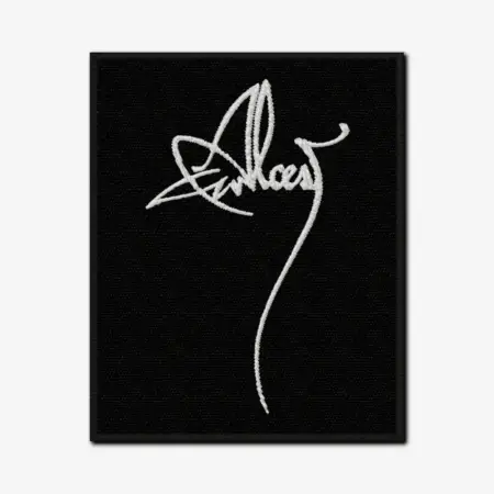 Alcest Logo Embroidery Patch Design File Instant Download