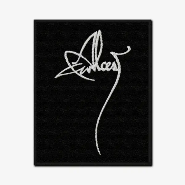 Alcest Logo Embroidery Patch Design File Instant Download