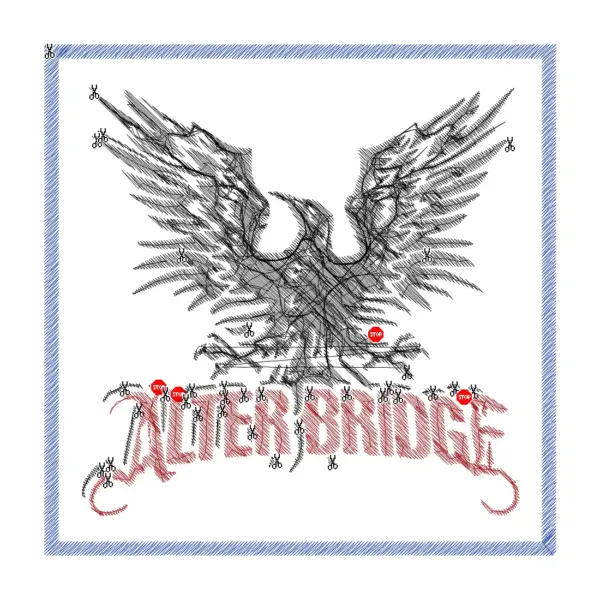 Alter Bridge Logo Embroidery Patch Design File Instant Download - Image 2