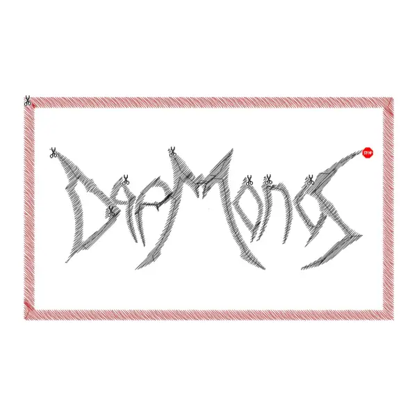 Daemonos Logo Embroidery Patch Design File Instant Download - Image 2