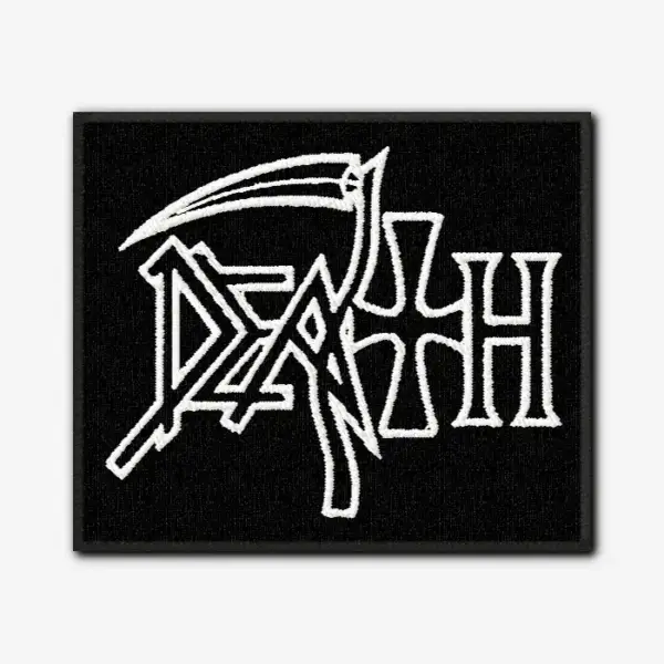 Death Logo Embroidery Design File Instant Download