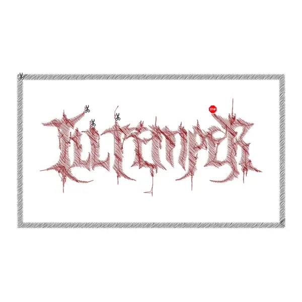 Ill Temper Logo Embroidery Patch Design File Instant Download - Image 2