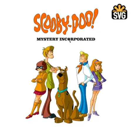 Mystery Incorporated SVG Digital Download, Mystery Inc SVG Vector Download File
