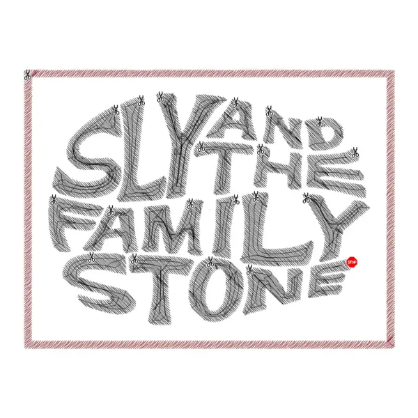 Sly and The Family Stone Logo Embroidery Patch Design File Instant Download - Image 2
