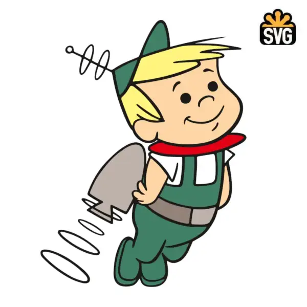 The Jetsons Digital Download, Elroy Jetson SVG Vector Download File