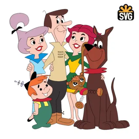 The Jetsons SVG Digital Download, Jetsons Family SVG Vector Download File