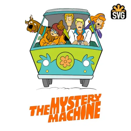 The Mystery Machine SVG Digital Download, Mystery Machine SVG Vector Download File