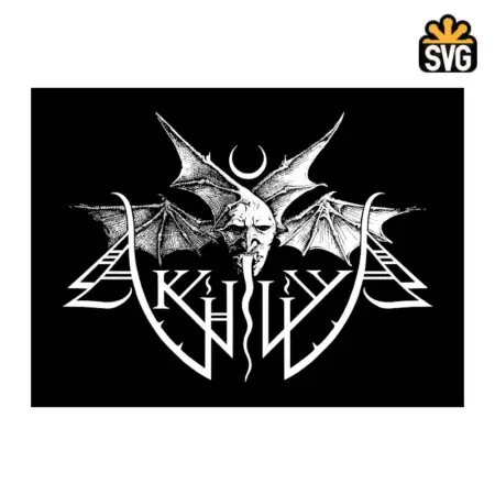 Akhlys SVG Digital Download, Akhlys Logo SVG Vector Download File