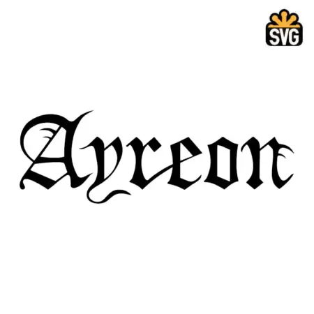Ayreon Logo SVG Digital Download, Akhlys Logo SVG-DXF-EPS-PS Vector Download File