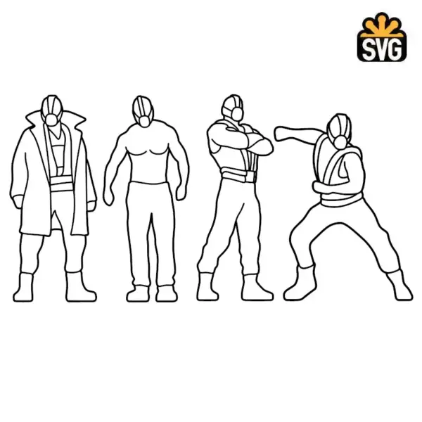 Bane SVG Digital Download, Tom Hardy SVG-DXF-EPS-PS Vector Download File