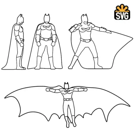 Batman SVG Digital Download, Christian Bale SVG-DXF-EPS-PS Vector Download Files